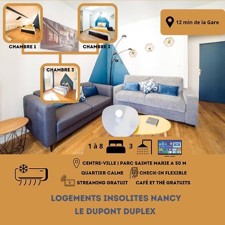 Le Grand Dupont Du Parc Ste-Marie - Logements Insolites نانسي المظهر الخارجي الصورة